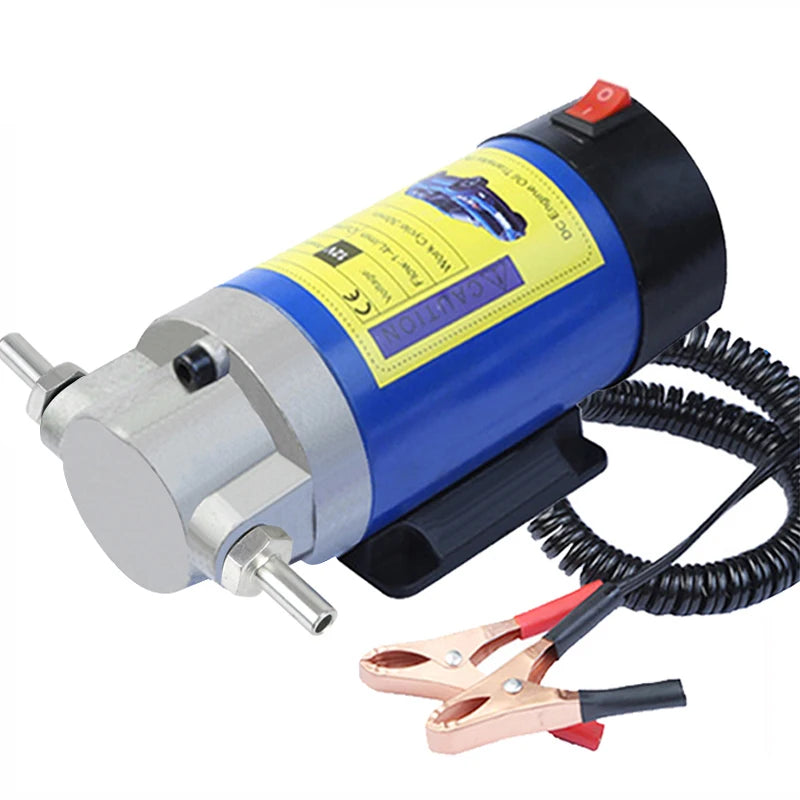 Portable Oil Transfer Pump 1-4L/min 12V Extractor Fluid Suction Electric Change Fuel Pump Siphon Tool for Car Motorcycles Boats-EXPROTAS