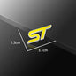 Car Steering Wheel Sticker Auto Emblem for Ford Focus Mondeo Fiesta MK3