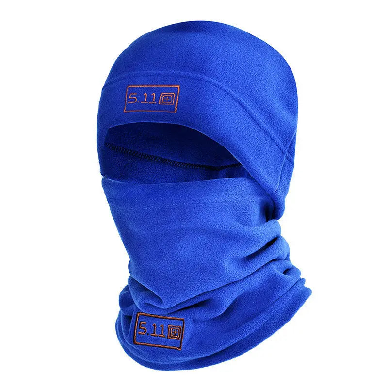 Tactical Fleece Hat Scarf Set Thermal Winter Balaclava Face Mask Cycling Neck Warmer