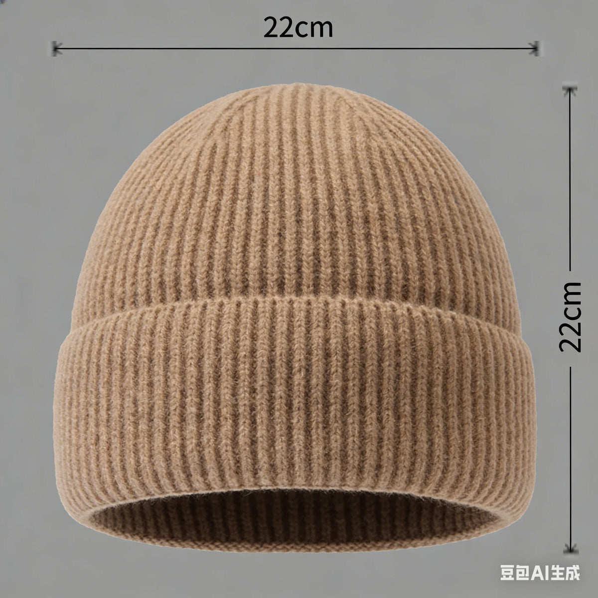 Winter Wool Knitted Beanie Hat Men Women Warm Cap Unisex Skull Cap