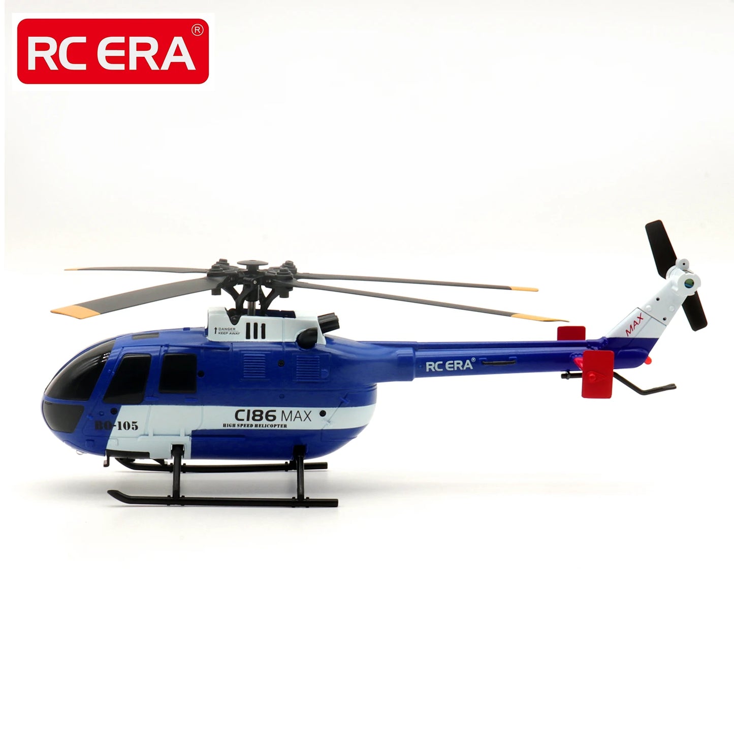 RC ERA C186 MAX BO105 4CH RC Helicopter Optical Flow Gyro Stabilized Adult Model