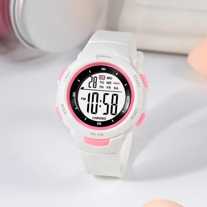 UTHAI CE49 Kids Smart Watch Luminous Waterproof Alarm Student Electronic Gift