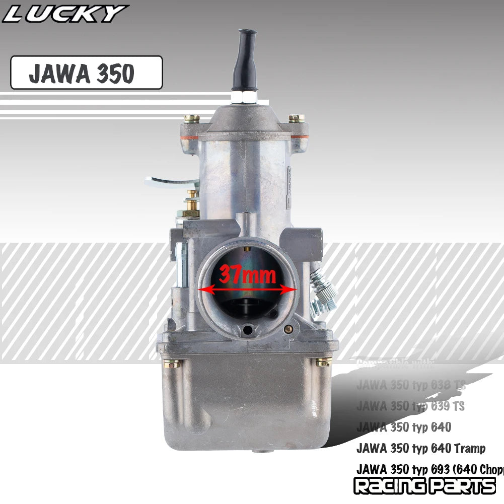 NEW JAWA 350 28mm Carburetor for TS Type 638/639/640/693 Chopper 12V Vergaser