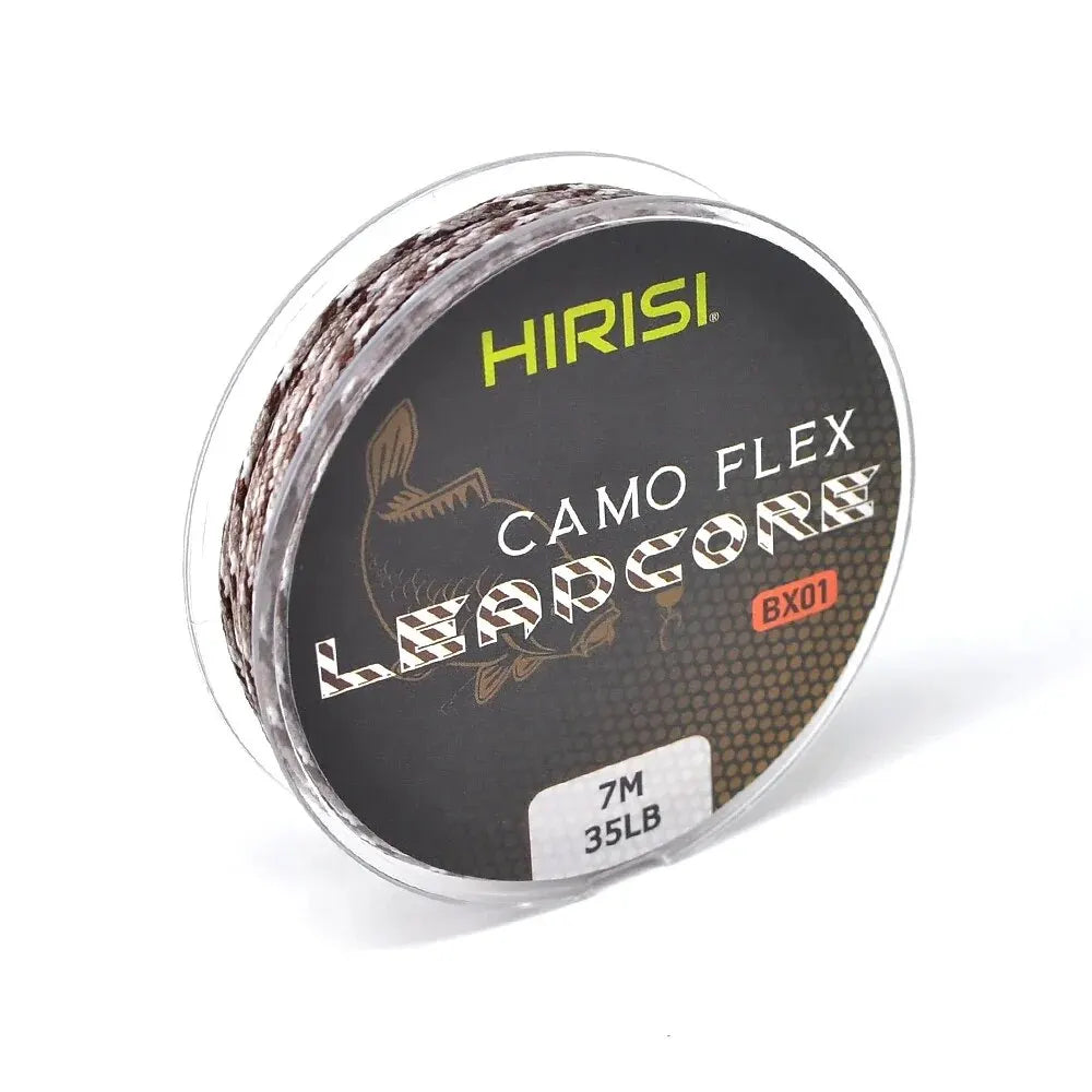Hirisi 35lb 7m Leadcore Carp Fishing Line Braided Lead Hair Rig Tackle