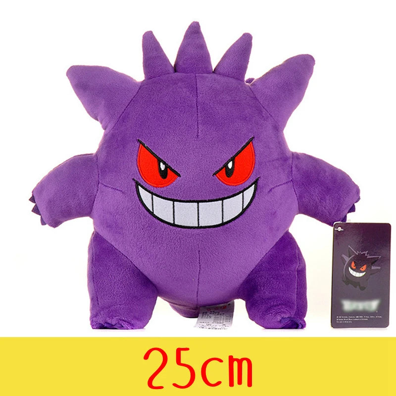 Original Peluche Pokemon Gengar Peluche 24cm Pokemon stuffed Toy Cute Cartoon Pikachu Plush Doll Soft Doll Child Birthday Gift-EXPROTAS