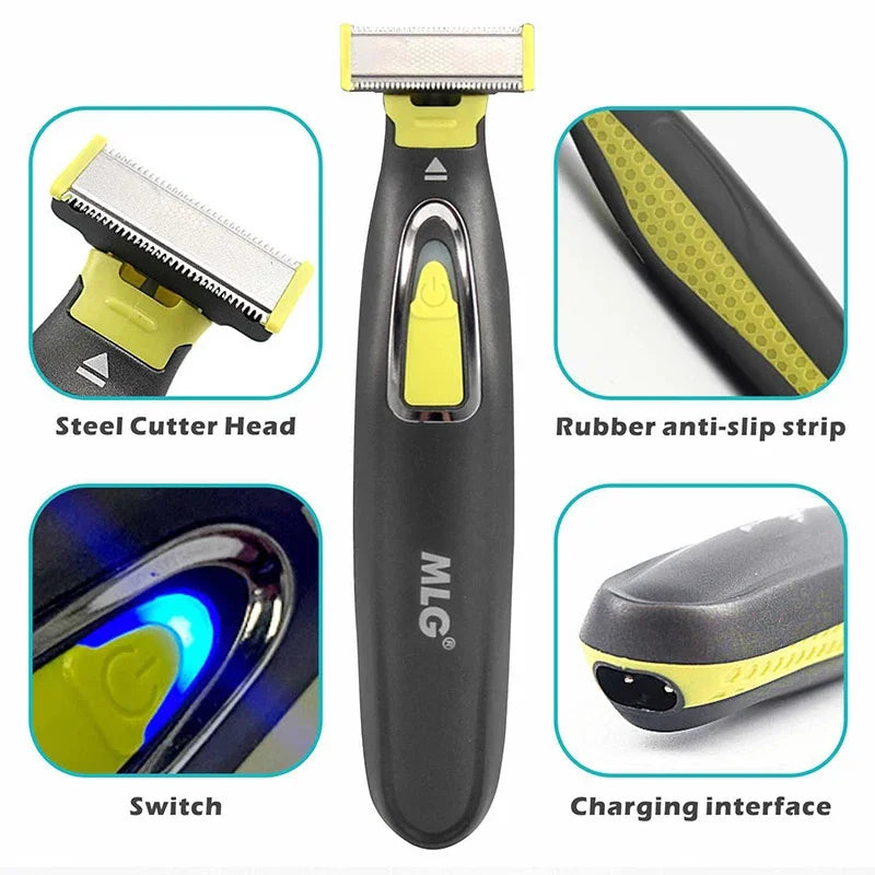 Electric Shaver for Women Portable Full Body Trimmer USB Rechargeable Razor