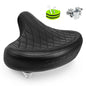 BUCKLOS Oversized Bike Saddle Ergonomic Wide Soft Shock-Absorbing Comfort Seat