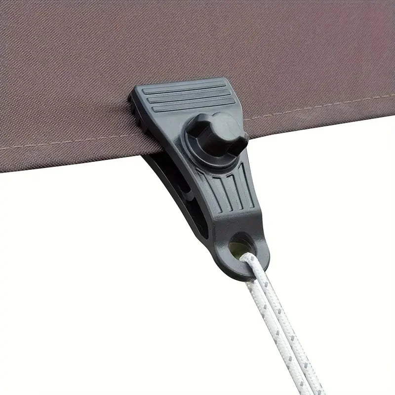 10-Pack Tent Clips Windproof Carabiner Clamps for Canopy Rainfly Fixing