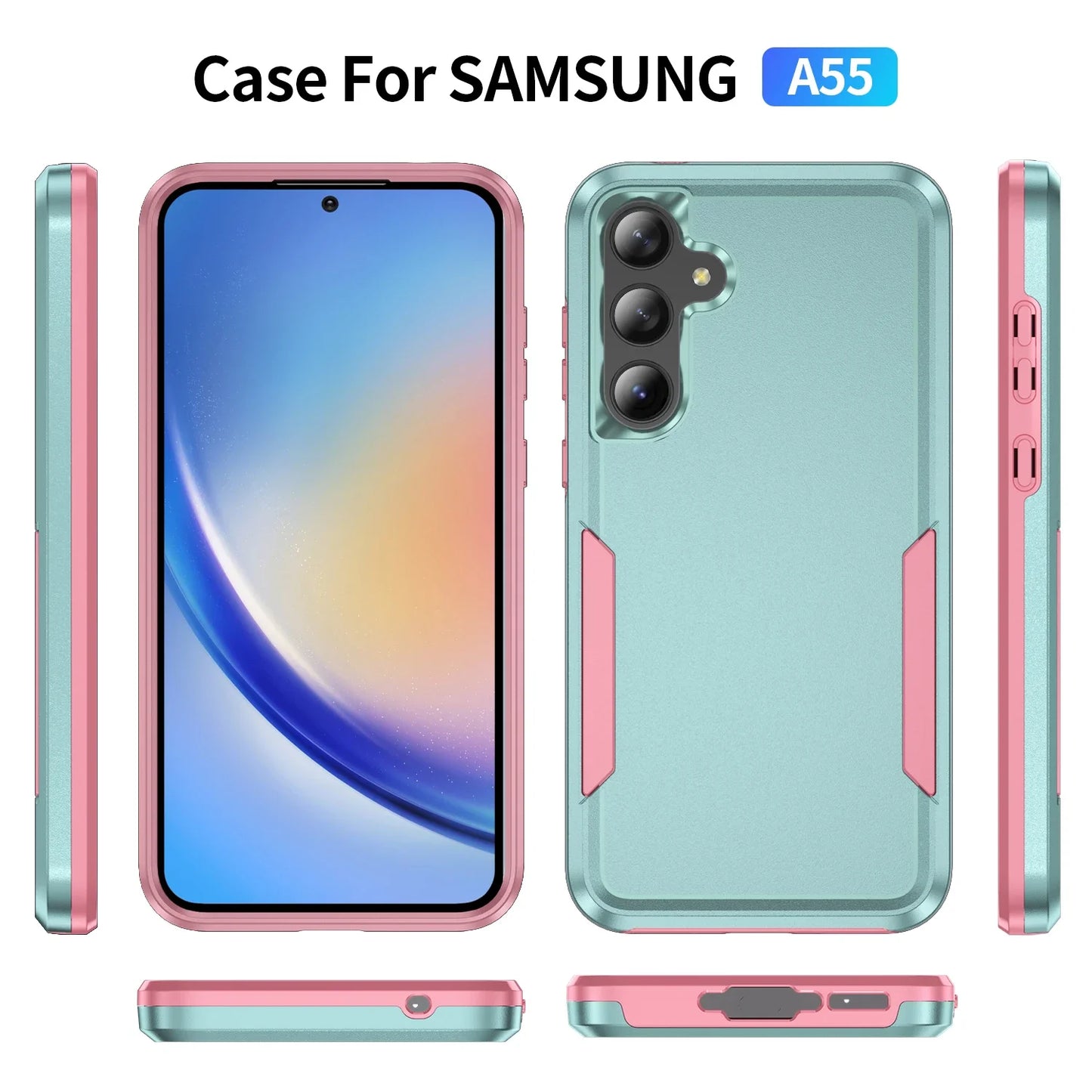 Shockproof Armour Phone Case for Samsung Galaxy A05S A14 A54 A35 A32 A52