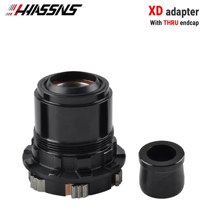 HASSNS PRO7 HG/XD/MS Hub Adapter, QR/THRU Endcap for 135x10/142x12 Bicycle Hub Body
