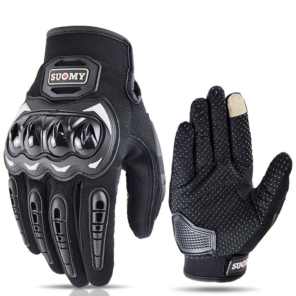 Suomy Summer Motorcycle Gloves Mesh Breathable Touch Screen Moto Motocross Unisex