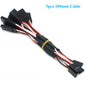 5PCS RC Servo Extension Lead Cable 500mm Futaba JR Male Female Wire