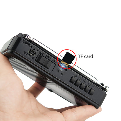 XHDATA D-328 Portable Radio Bluetooth AM/FM/SW MP3 Player TF Card