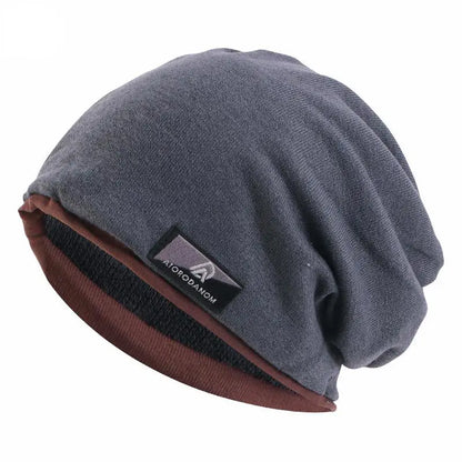 Unisex Winter Hat Cashmere Beanie Knit Soft Warm Cap for Women