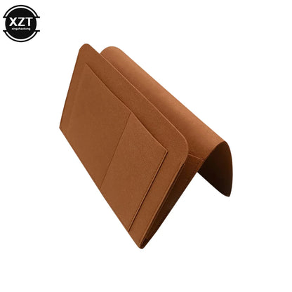 1pc Felt Bedside Storage Organizer Pocket Holder for Phone Book Tissue Sofa