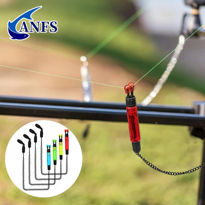 4pcs Fishing Swingers Box Carp Bobbins for Alarm Indicator Equipment