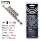 Bike Chain SUMC Half Hollow  116L 9/10/11/12 Speed for Shimano SRAM Campagnolo