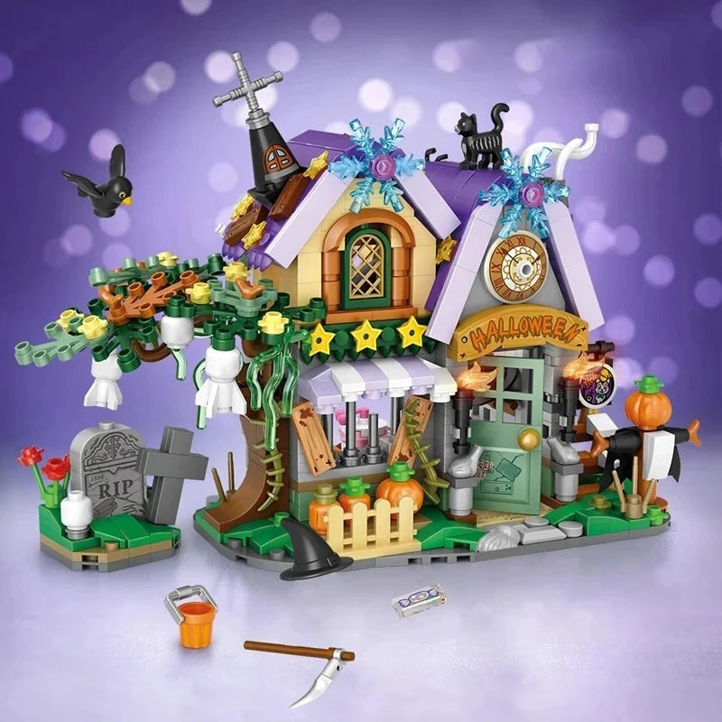 Foldable Mini Insect Everlasting Flower House Building Blocks Ornament Gift