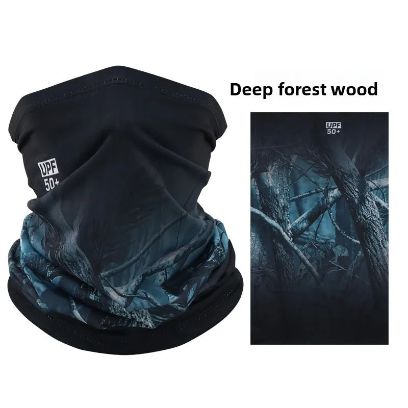 Sun Protection Mask Ice Silk Neck Gaiter Breathable Cycling Fishing Scarf