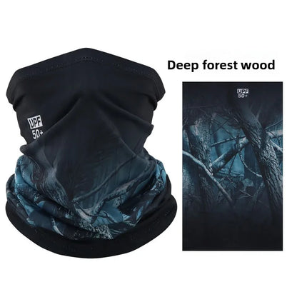 Sun Protection Mask Ice Silk Neck Gaiter Breathable Cycling Fishing Scarf
