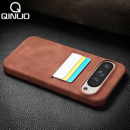 Sheepskin Style Leather Card Case for Google Pixel 8-10 Pro XL Matte Cover
