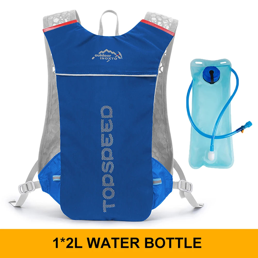 Outdoor Trail Running 5L Ultralight Backpack Hydration Jogging Vest Men Breathable Marathon Bicycle Bag Water Bottle 500ML-EXPROTAS