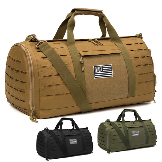 40L Sport Gym Bag Tactical Travel Duffle Bag For Men Fitness Training Bag With Shoe Basketball Outdoor Weekender Bags-EXPROTAS