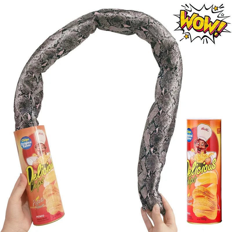 Potato Chip Snake Jump Magic Toy April Fool Stage Trick Prank Gag