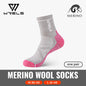 3 Pairs Merino Wool Socks Thermal Thick Hiking Socks for Men & Women