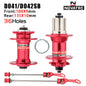 NOVATEC D041SB D042SB MTB Hub 28/32/36H 6-Bolt HG for 8-12 Speed