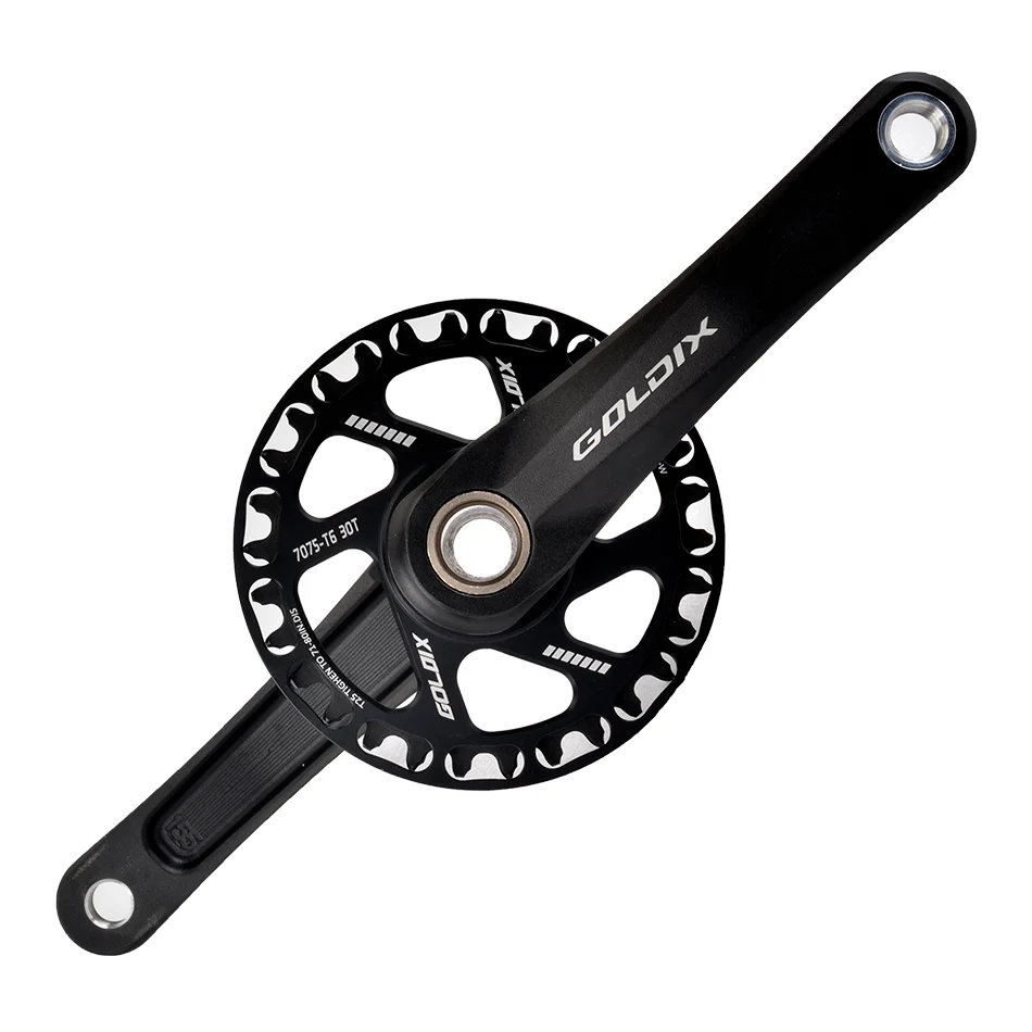 GOLDIX Kids Bicycle Crankset MTB Youth Crank 110–160mm with 28–38T Chainring - EXPROTAS
