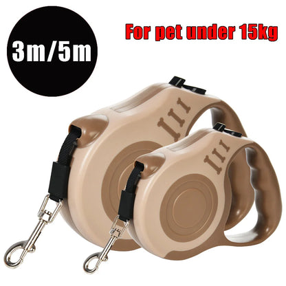 Retractable Dog Leash 3M 5M for Small Big Dogs Walking Traction Rope