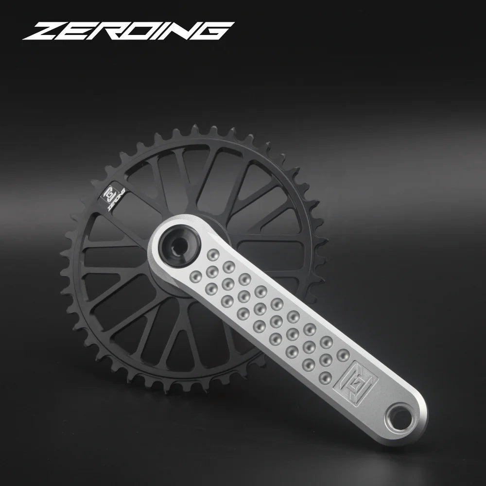 ZEROING Road Folding Bicycle Crankset 10/11/12speed Single Chainring 40/42/44/46/48T With Bracket Bottom BSA For Gravel Bike-EXPROTAS