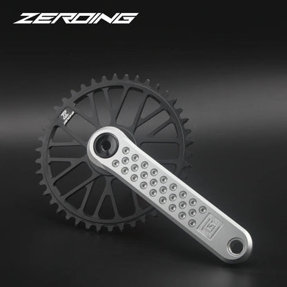 ZEROING Road Folding Bicycle Crankset 10/11/12speed Single Chainring 40/42/44/46/48T With Bracket Bottom BSA For Gravel Bike-EXPROTAS