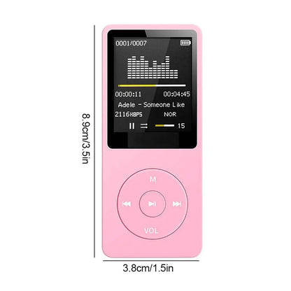 Portable MP3 Player Bluetooth Music Player for Travel Personal Use