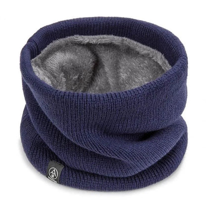 Winter Windproof Neck Gaiter Warm Thickened Plush Tube Scarf for Skiing