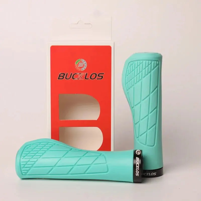 Shock Absorbing Bike Handlebar Grips BUCKLOS Lock-On MTB