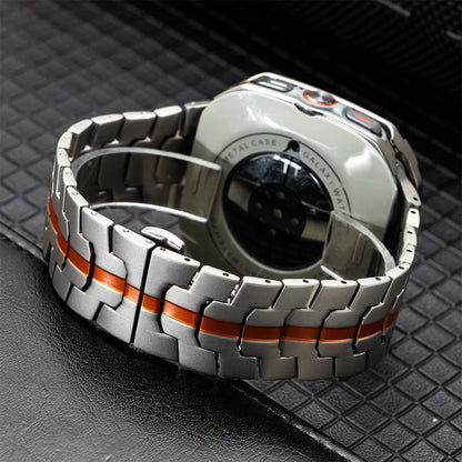 Watch Strap for Samsung Galaxy Ultra 47mm Metal Band Case Luxury