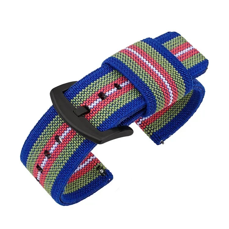 Nylon Watch Strap 18mm 20mm 22mm 24mm Quick Release Woven Sport Band