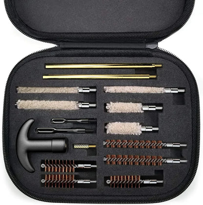 16Pcs Rod For .22/9mm/.40/357 Universal Brass Gun Cleaning Kit