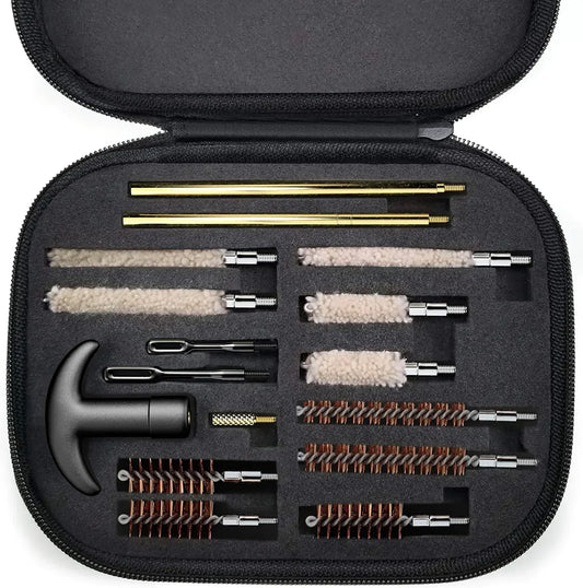 16Pcs Rod For .22/9mm/.40/357 Universal Brass Gun Cleaning Kit