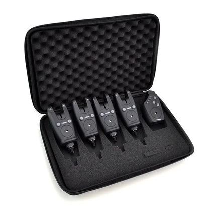 Hirisi Wireless Carp Fishing Alarm Set Waterproof, Fishing Bite Alarms Fishing Bite Indicator Fishing Accessories S5-EXPROTAS