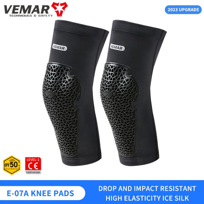 Motocross Knee Elbow Pads VEMAR Protective Sleeves Motorcycle MTB ATV DH