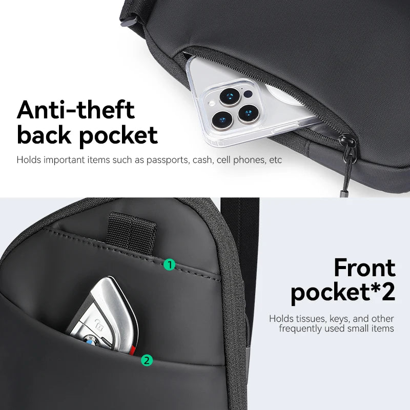 Mark Ryden Slim Shoulder Bag 9.8in Waterproof Phone Case Card Holder Crossbody - EXPROTAS