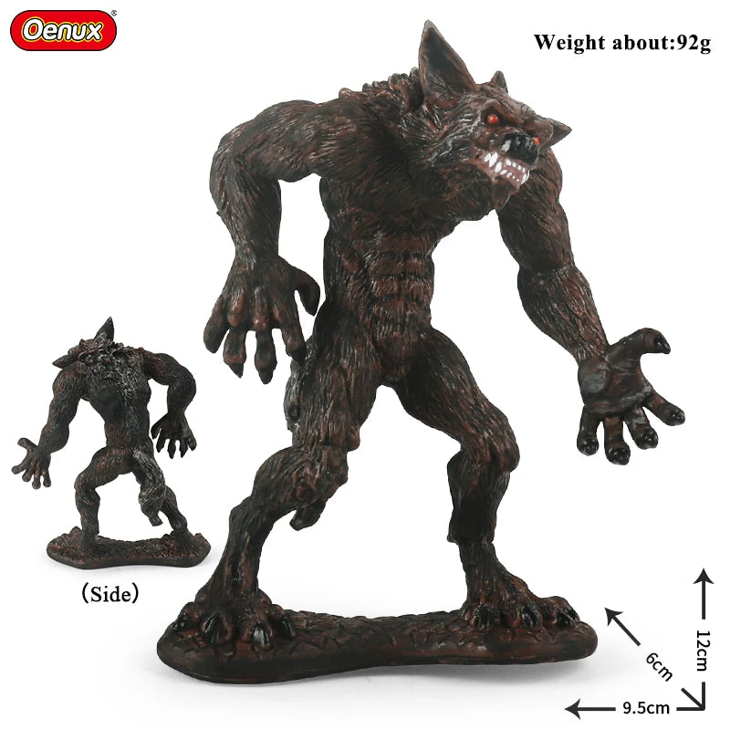 Oenux Fantasy Animal PVC Figure Dragon Dinosaur Golem Turtle Bull Orangutan - EXPROTAS