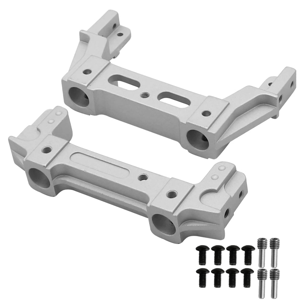 1/10 RC Crawler Metal Front & Rear Bumper Mount Set for Axial SCX10 II