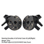 Black Brass Steering Knuckle Portal Cover Weights for Axial Capra SCX10 III