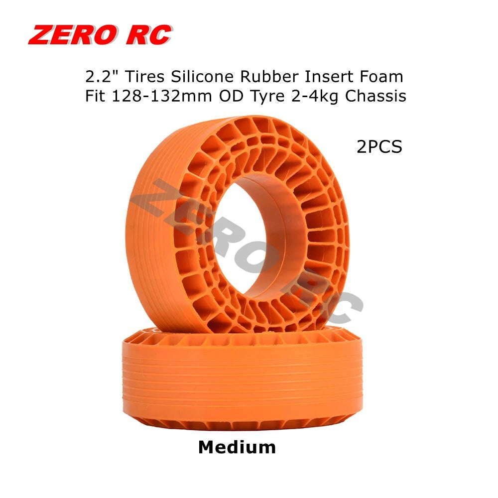 RC Crawler Tire Inserts Silicone Rubber Foam 1/10 Fit 1.9" 2.2" Wheels