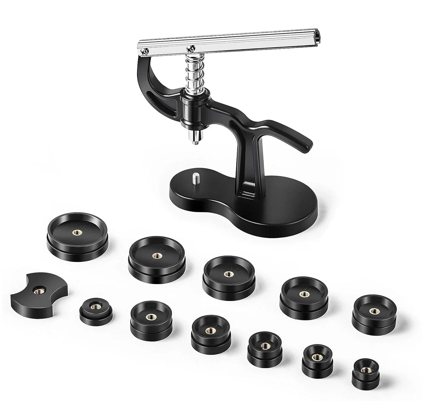Watch Back Case Press Tool 12 Dies Professional Repair for Watchmaker