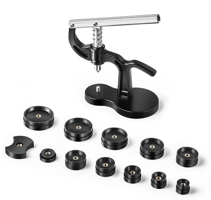 Watch Back Case Press Tool 12 Dies Professional Repair for Watchmaker